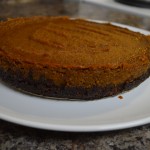 Gluten Free Pumpkin Pie with Gingersnap Crust