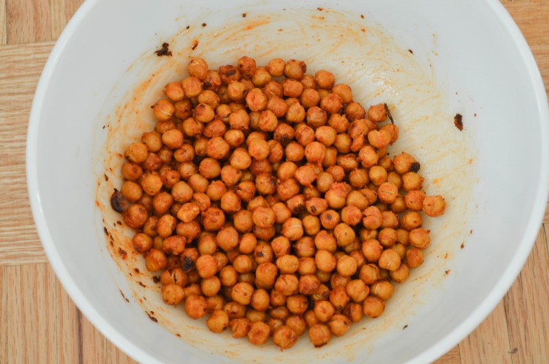 Buffalo Chickpea Salad with Creamy Ranch Dressing