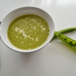 Sweet Pea Soup with Minty Cashew Cream