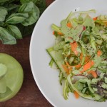 Hippie Goddess Salad Dressing + Shaved Spring Salad