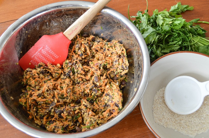 Smoky Black Bean Burgers {Vegan & Gluten Free} These black bean burgers are made with whole foods and simple to make for any level cook. Baked verses fried makes this burger a more healthful choice.