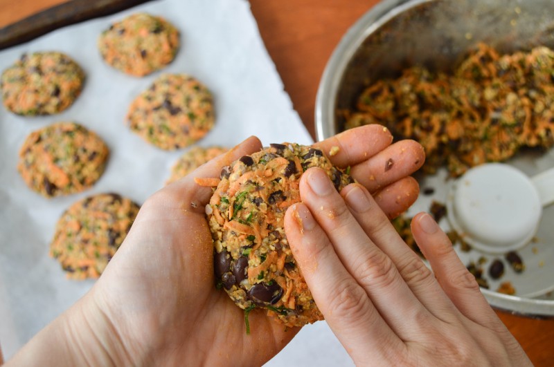 Smoky Black Bean Burgers {Vegan & Gluten Free} These black bean burgers are made with whole foods and simple to make for any level cook. Baked verses fried makes this burger a more healthful choice.