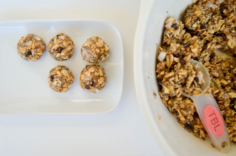 Sprouts and Chocolate: Chocolate-Caramel Almond Balls. These balls are packed with flavour, protein and omegas and all in a teeny dessert. Vegan and Gluten-Free.