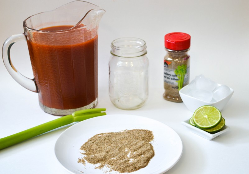 Sprouts & Chocolate: Vegan Bloody Caesar. This Canadian classic cocktail has gone vegan with a little help from wakame seaweed for that "fishy" flavour.