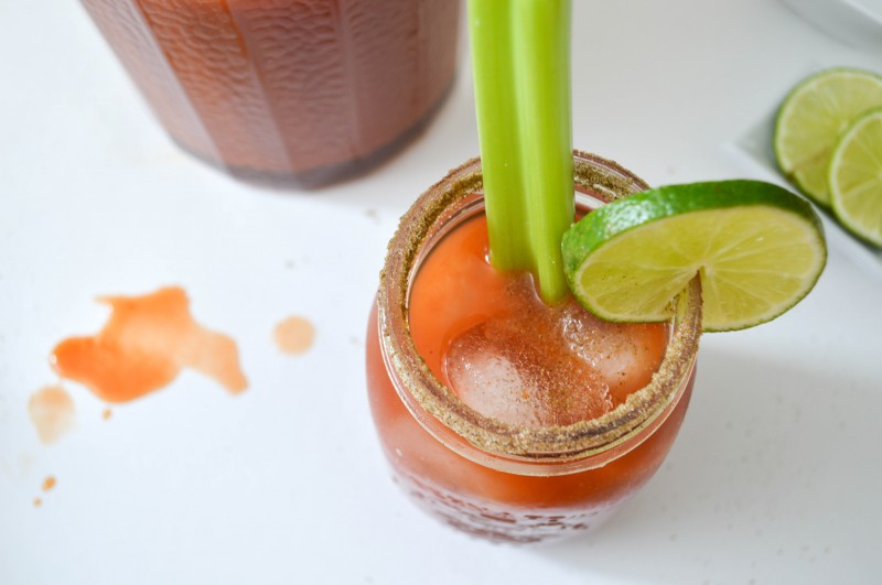 Sprouts & Chocolate: Vegan Bloody Caesar. This Canadian classic cocktail has gone vegan with a little help from wakame seaweed for that "fishy" flavour.