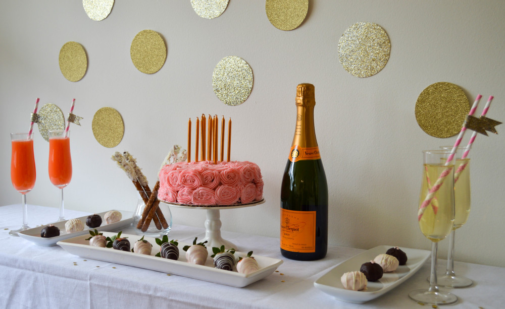 Sprouts & Chocolate: A Champagne Birthday