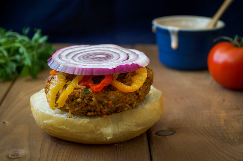 vegan tempeh the big kahuna burger