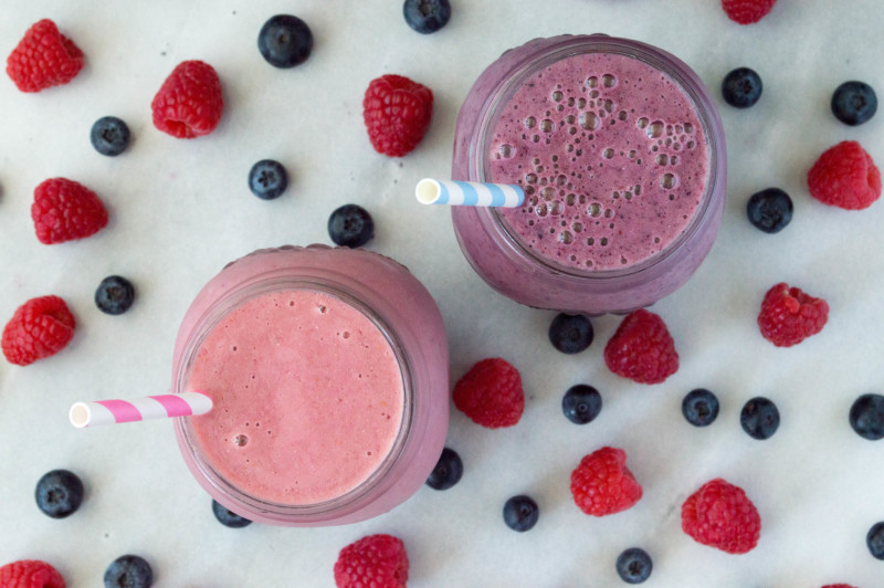 antioxidant power raspberry blueberry smoothie vegan gluten free raw