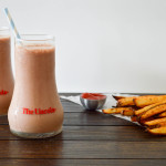 Day 4 Vegan MoFo: Salted PB Chocolate Shake + Spicy Oven Fries