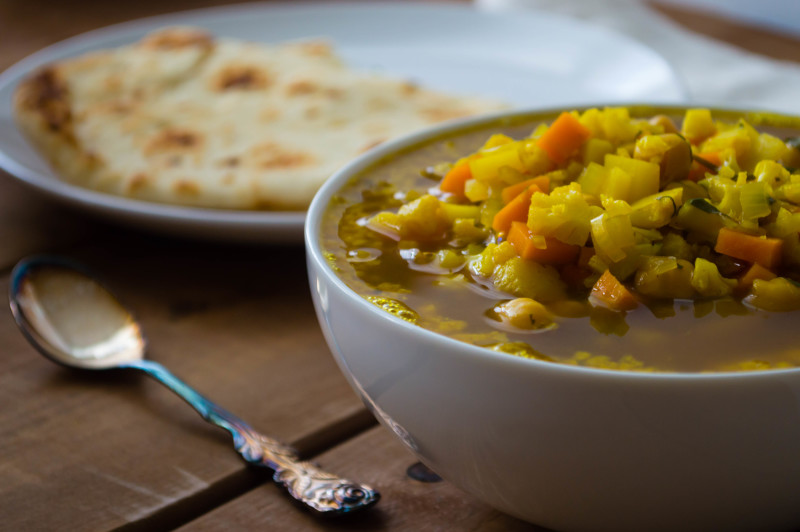 turmeric cauliflower anti inflammatory soup chowder