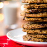 Salted Chocolate Pecan Cookies { Vegan & Gluten Free* }